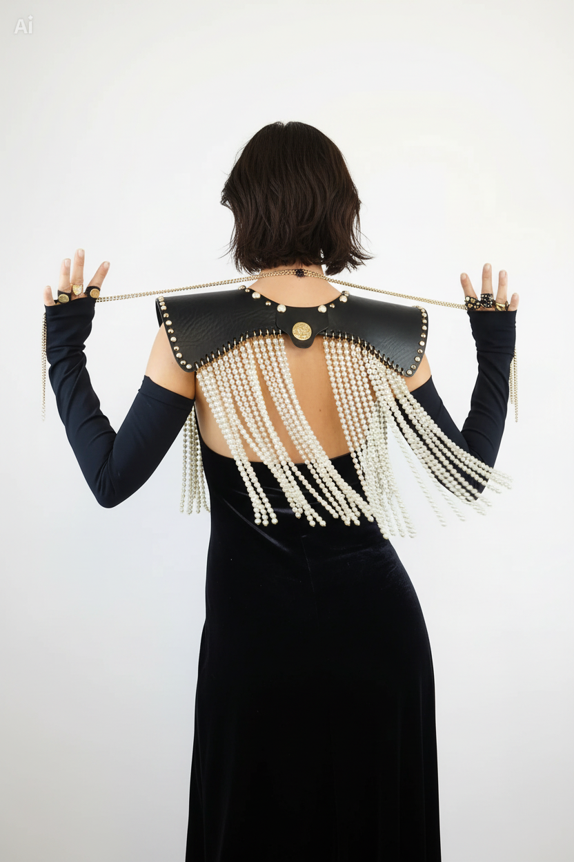 Spalle perle - posteriore