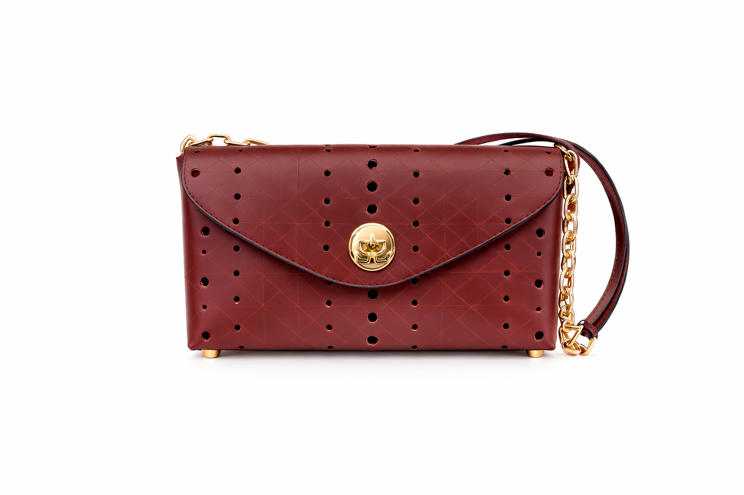 La 'Buco" - in cuoio burgundy