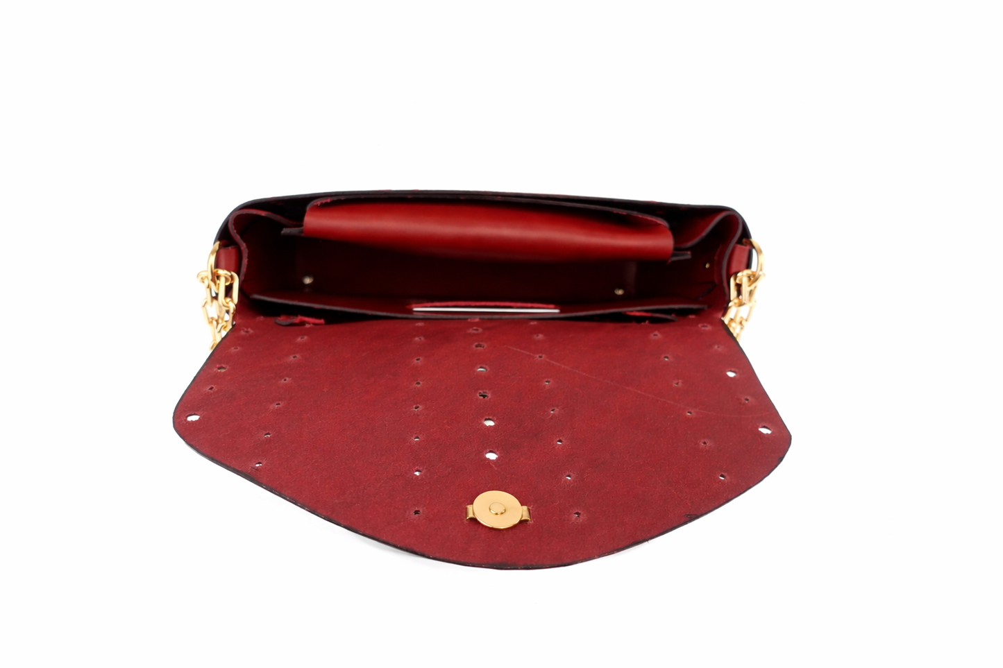 La 'Buco" - in cuoio burgundy