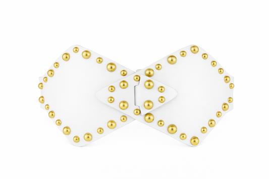 "Wonder Woman" color panna con borchie dorate