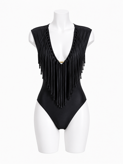 Costume Sheyla — Nero con Frange